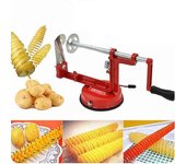 Cortadora de patatas Cuchilla manual Espiral Cortadora de patatas Pepino Tornado Twister Cortador de acero inoxidable Fabricación Tool_cv