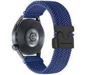 Correa de muñeca universal de 20 mm Hebilla de paracaídas Correa de reloj inteligente trenzada de nailon - Azul Multicolor Blue