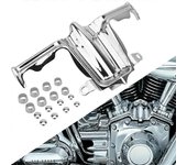 Tappet cromado / Lifter Block Accent Trim Cover para Harley Twin Cam 00-17 Touring Electra Glide Dyna Fat Bob Breakout