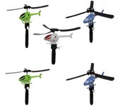Winomo 5pcs DIY Pull String Modelo de avión Helicóptero Juguete Creativo Divertido Juguete de Helicóptero Juguete de regalo educativo para niños Ni...