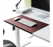 Almohadilla de escritorio Alfombrilla de escritura de oficina Almohadilla con protección de bordes Protector de escritorio de mesa de cuero antides...