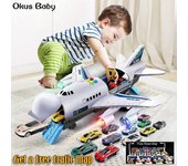Luces de música Pista de simulación Inercia Juguete para niños Avión de pasajeros de gran tamaño Avión de pasajeros Aviones de pasajeros para niños...