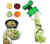 Heyone Cuchilla cortadora de espiral de verduras para espaguetis de verduras, cortadora de verduras para zanahoria, pepino, calabaza, calabacín, ce...