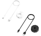 Cargador de cepillo de dientes eléctrico USB para cargador Base de carga inductiva a prueba de agua portátil para viajes Negro