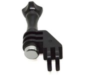 Adaptador de dirección de 90 grados Montaje en codo con tornillo de pulgar para Gopro Hero 9/8/7 / (2018) / 6/5 Negro