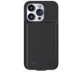 T43 para iPhone 12 / 12 Pro 6800mAh Estuche de carga Banco de energía de respaldo Batería extendida - Negro
