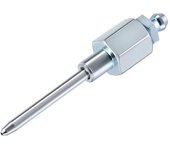 Aguja del inyector de grasa para pistola de engrase Accesorio de la punta de la aguja Juntas del soporte Rodamiento Dispensador de grasa Adaptador ...