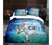 Player K3# 3d Three-piece Set Taille Football Series C Ronaldo Quilt Cover Home Textile 180cm
