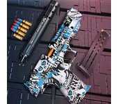 Pistolas de juguete Ball Blaster con balas blandas Juguetes Espuma Blaster Juegos de disparos Educación Modelo de juguete para 6,7,8,9,14+ niños Blue