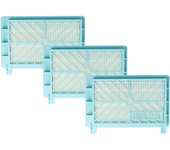 vhbw 3x Aspiradora Filtro Compatible con Philips FC8617, FC8615, FC8614/02, FC8615/03, FC8615/02, FC8615/01 Aspiradora - Filtro HEPA Negro Blanco N...