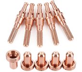 5 piezas 9-8215 Electrodo 5 piezas 9-8210 Puntas de boquilla para antorcha de plasma Thermal Dynamics SL60/100
