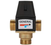 2024 Nueva válvula mezcladora termostática: válvula mezcladora termostática de latón de rosca macho DN20 de 3 vías para agua solar