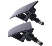 2 piezas de boquilla de lavadora de rociado de agua de faro izquierdo derecho de automóvil automático para accesorios de lavadora de limpieza de fa...