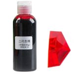 Unbrand Botella grande 80g Pigmento de resina epoxi transparente Pigmento colorante colorante pigmento Cadena Roja