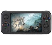 RG50XX Consola de juegos retro de mano Pantalla de 5 pulgadas 64G 20000 + Videojuegos LINUX 3D Joystick para PSP 19 Negro