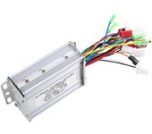 Controlador sin escobillas de bicicleta eléctrica de 36 V / 48 V y 350 W para bicicleta eléctrica E-scooter Sensor de modo dual / sin sensor Plata