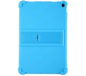 Para Google Pixel Tablet Funda de silicona Soporte plegable Cubierta a prueba de golpes para tableta Azul de cielo