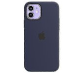 Funda de silicona con Magsafe para Iphone 12 12 Pro Marina de guerra profundo