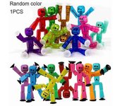 Stickman Sucker Toys Twisting Sticky Robot Toys Action Figure Toys Creative Deformable Stickbot Toys Depression Toys
