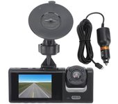 Grabadora de conducción de automóviles HD Dual Dash Cam de 3 pulgadas 1080P en la parte delantera e interior con grabación en bucle del sensor G