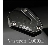 Redkid Vstrom Motocicleta CNC Soporte Lateral Agrandar Placa Extensión de Soporte Accesorios para Suzuki V-strom 1000 1050 800de V Strom 1050xt com...