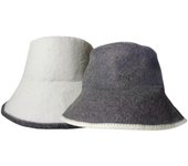 Sombrero de sauna, sombrero de sauna ruso de fieltro, sombrero de baño absorbente de agua, gorro de sauna de pescador reutilizable, sombrero de ban...