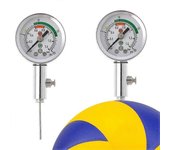 Balón de fútbol Manómetro de presión Bomba de baloncesto Barómetros de bola de fútbol Reloj de aire Fútbol Barómetros de voleibol