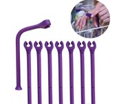 8pcs Silicona Lavavajillas Accesorio Silicona Stemware Saver Flexible Stemware Holder Lavavajillas Wine Glass Protector