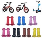 Wexary Puños de manillar de bicicleta para niños Puños de bicicleta Puño de bicicleta Niño Niños Niños Rojo