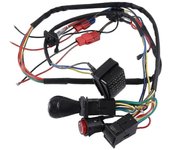 Kit De Cables E Interruptores Modificados De Coche Eléctrico De Niños De Bricolaje, Coche Eléctrico De Niños 4x4 Paseo En Juguetes Accesso Negro