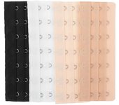 4 piezas de extensores de sujetador 7 ganchos kit de extensión de sujetador correas de extensión elásticas suministros de sujetador 13.10X5.00X0.30CM
