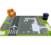 Niños gateando alfombras de juego y alfombras con diseño de aeropuerto compatible Dormitorio de niños 120 * 180cm 100x150