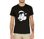 Camiseta de manga corta Hombres Metal Rock Punk Music Kawaii Pepe Le Pew Camiseta de hip-hop Homme Harajuku Marca Kpop Tops L