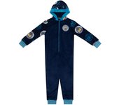 Pijama de niño del Manchester City FC Ropa de estar por casa todo en uno para niños Regalo OFICIAL Azul marino 2-3 Years