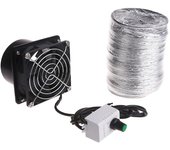 Extractor USB Conducto Ventilación de aire Soplador Ventana Extractor Inodoro Cocina Ventilador tubo de 6m