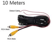 10m Rca Video Cable Receptor de transmisor de video inalámbrico para cámara de visión trasera
