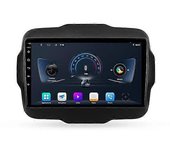 JIULUNET Radio de coche multimedia para Jeep Renegade 2014 - 2018 Reproductor de video WIFI Navegación