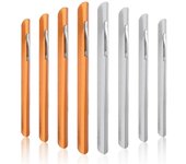 8pcs Limpiador de mesa Aluminio Restaurante casero Pan Crumb Barredora Camarero Servidor