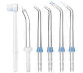 6pcs Consejos de reemplazo para Waterpik Water Flosser Classic Jet Tips Waterpik' Piezas de repuesto Kit de irrigadores orales A