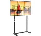Soporte de piso de soporte de piso de pantalla ajustable en altura de TV universal para 32 "-65" 32-100 Negro Fits up to 100 inch TV
