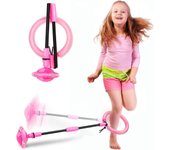 Skip Ball, bola de swing de rueda flash colorida plegable portátil, juguetes para niños para niñas y niños para Skip It, juguetes deportivos de fit...