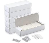 600pcs Cuchillas de afeitar de un solo filo, Cuchillas de afeitar industriales, Cuchillas de reemplazo de cortador de caja, Cuchillas de afeitar ra...
