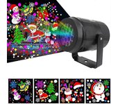 Decoración del proyector de Navidad Iluminación interior Proyector láser LED Lámpara de copo de nieve EU PLUG