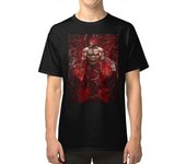 RockShark Baki El rey Yujiro Hanma camiseta negro L