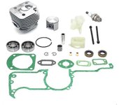 Zuoo Kits de pistones de cilindro 50MM para motosierra Husqvarna 66 162 162SE 162SG 266 266SE