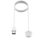 Cargador de cable de cable de carga magnética blanca para Fossil Gen 4/5 para emporio Skagen Falster 2 / misfit Vapor 2 Watch