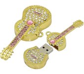 Kensty Unidad flash USB con forma de guitarra de 64 GB Unidades USB Memory Stick Memorias USB