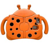 Samsung Galaxy Tab A7 Lite 8.7 T220 T225 2021 Estuche Kid Ladybug - Cubierta resistente a prueba de golpes con pie de apoyo Naranja
