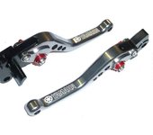 Excelente YAMAHA WR125X WR125R 2012-2016 MANETAS DE EMBRAGUE DE FRENO GRIS CORTO SET TRACK ROAD