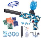 Qin Bola de gel de juguete pistola de agua automática piscina playa pistola de graffiti pistola de agua eléctrica de alta velocidad de disparo cont...